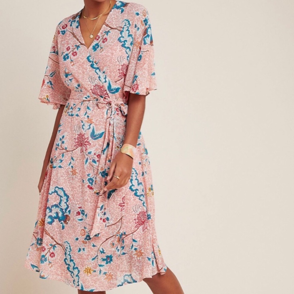 Anthropologie Maeve Adelaide Wrap Dress NWT